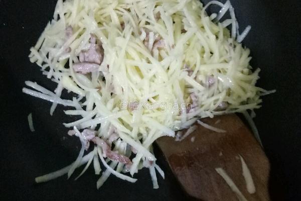肉丝炒土豆的做法图解4