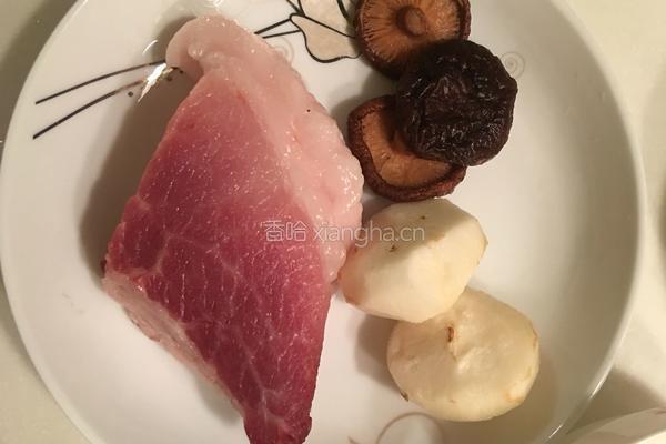 马蹄蒸肉饼的做法图解1