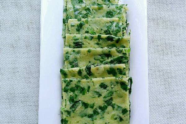 青菜饼的做法图解6