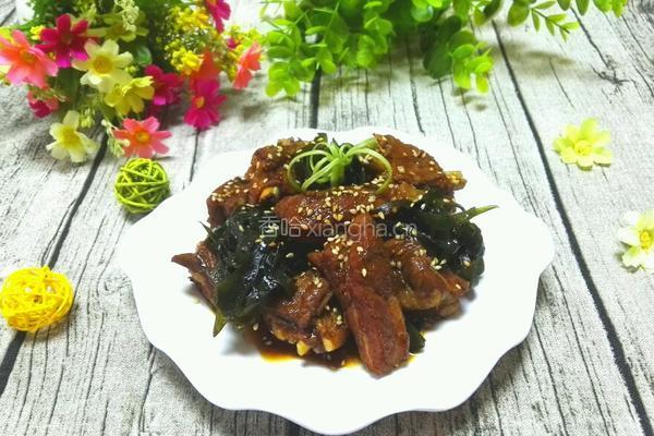 排骨烧海带的做法图解9
