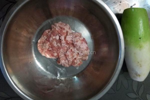 炸萝卜肉丸子的做法图解1