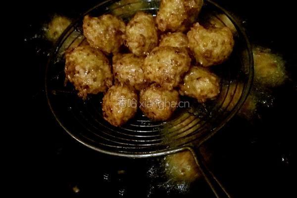炸萝卜肉丸子的做法图解7