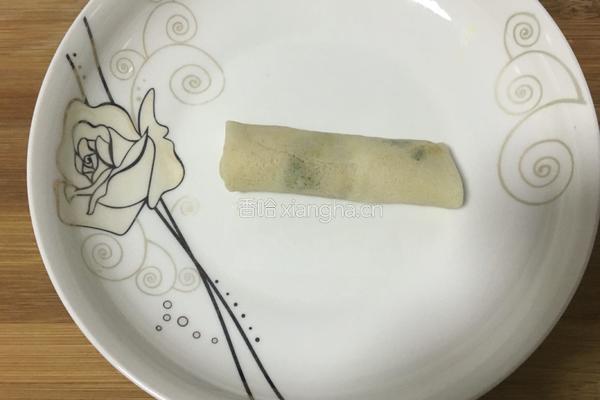 韭菜鸡蛋春卷的做法图解9