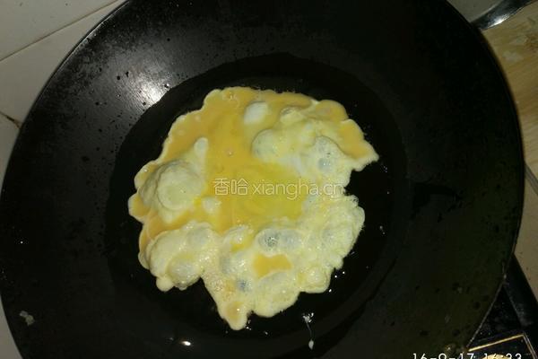 鸡蛋炒荠菜的做法图解3