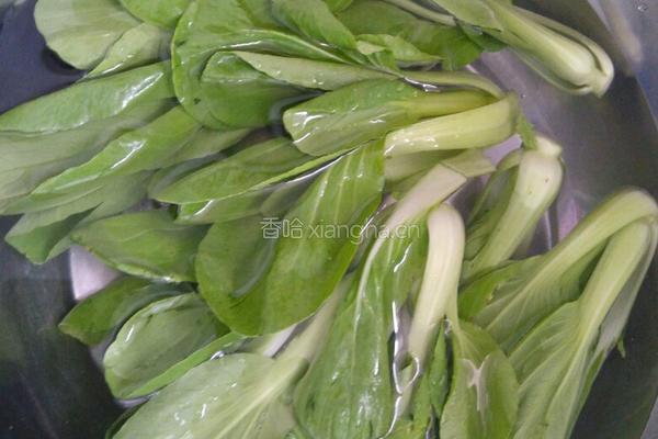 清炒青菜的做法图解1