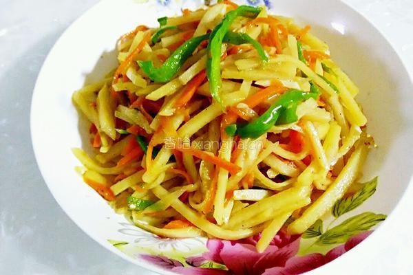 土豆丝胡萝卜丝的做法图解6