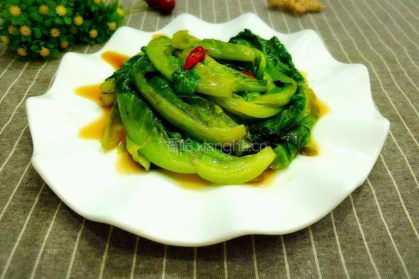 炒生菜的做法图解7