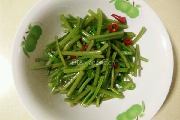凉拌红薯茎的做法图解7