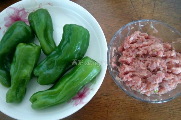 煎酿青椒的做法图解5