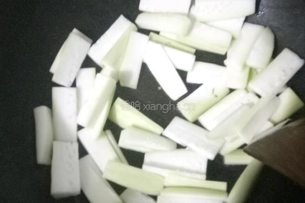 清炒蒲瓜的做法图解2