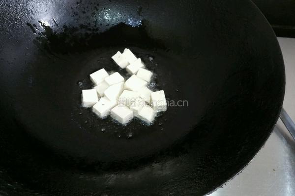 豆腐烧咸菜的做法图解4