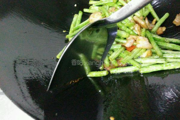 豆角回锅肉的做法图解7