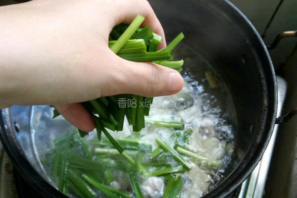 韭菜豆腐汤的做法图解6