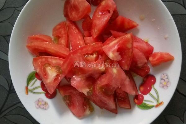 西红柿烧腐竹的做法图解2
