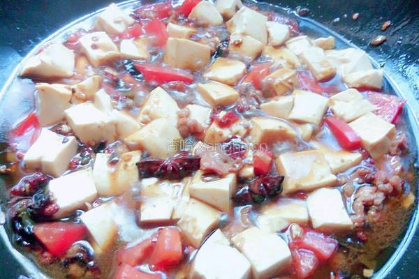 麻西豆腐的做法图解8