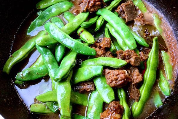 排骨焖豆角的做法图解9