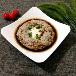肉饼子蒸蛋的做法[图]