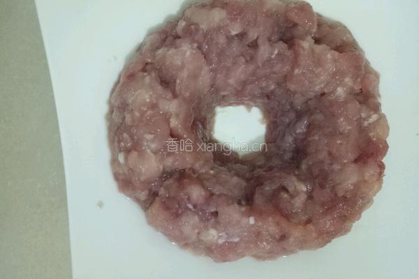 肉饼子蒸蛋的做法图解2