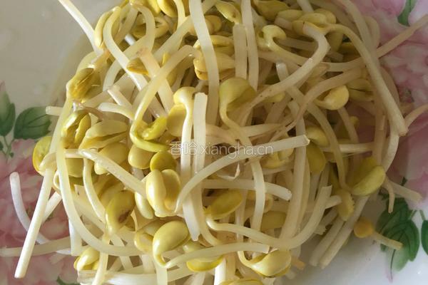 黄豆芽炒粉丝的做法图解1