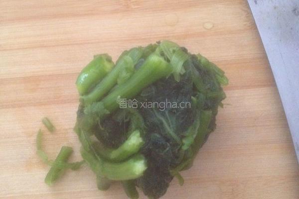 蒜香南瓜叶的做法图解1