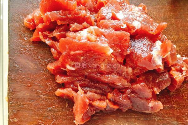 牛肉炒豇豆的做法图解3