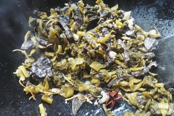 酸菜炒肺子的做法图解10