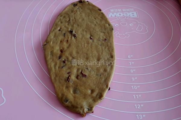 酸奶红糖红枣面包的做法图解4