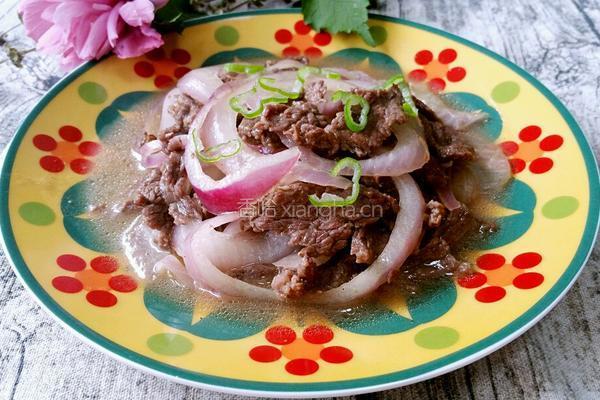 洋葱炒牛肉片的做法图解6