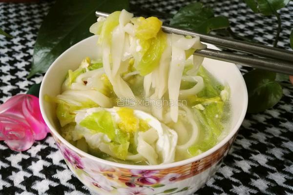 白菜炝锅面的做法图解10