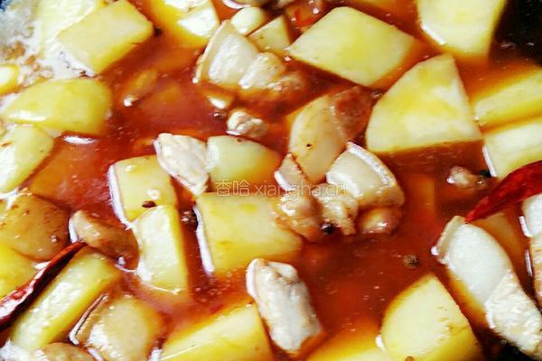土豆烧肉的做法图解6