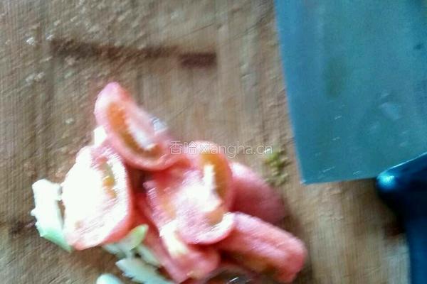 西红柿青菜面的做法图解1
