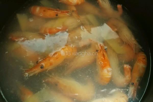 白灼盐水沼虾的做法图解11