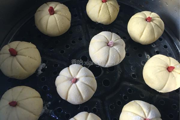 南瓜紫薯馒头的做法图解9
