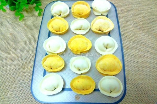 金银元宝饺子的做法图解12