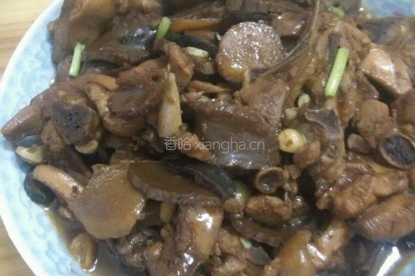 菜脯焖鸡肉的做法图解4