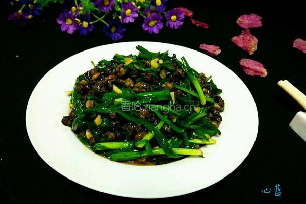 韭菜炒螺丝肉的做法图解10