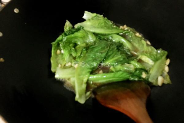蚝油炒生菜的做法图解7