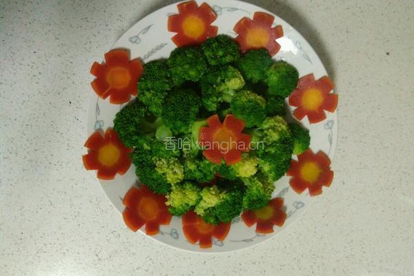 蒜蓉耗油西蓝花的做法图解4