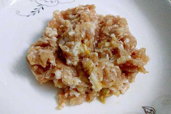 肉沫烧粉条的做法图解2