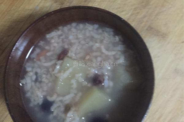 水果粥的做法图解4
