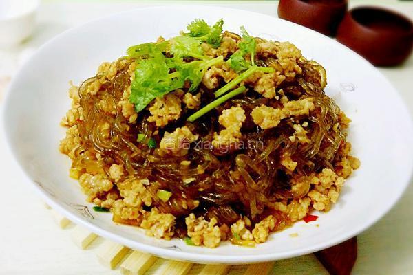 肉沫烧粉条的做法图解13