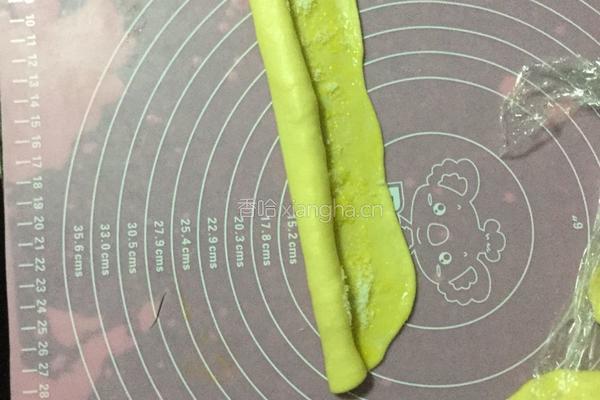 椰蓉奶香排包的做法图解4
