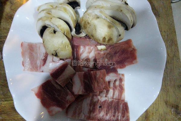 蘑菇焗饭的做法图解2