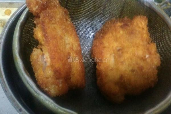 香辣鸡腿汉堡的做法图解10