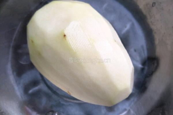 四季豆烧土豆的做法图解3