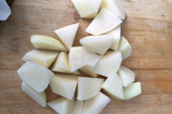 四季豆烧土豆的做法图解4