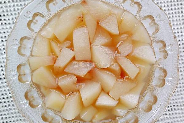 冰糖桃子的做法图解4