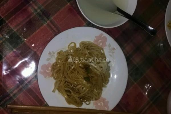 葱油拌面的做法图解6