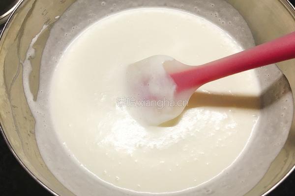 椰香火龙果慕斯的做法图解17