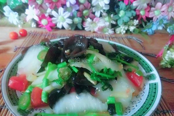 白菜木耳的做法图解8